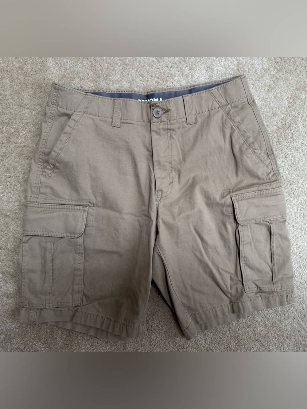 Sonoma Men's Sz 32 Cargo Shorts in Taupe